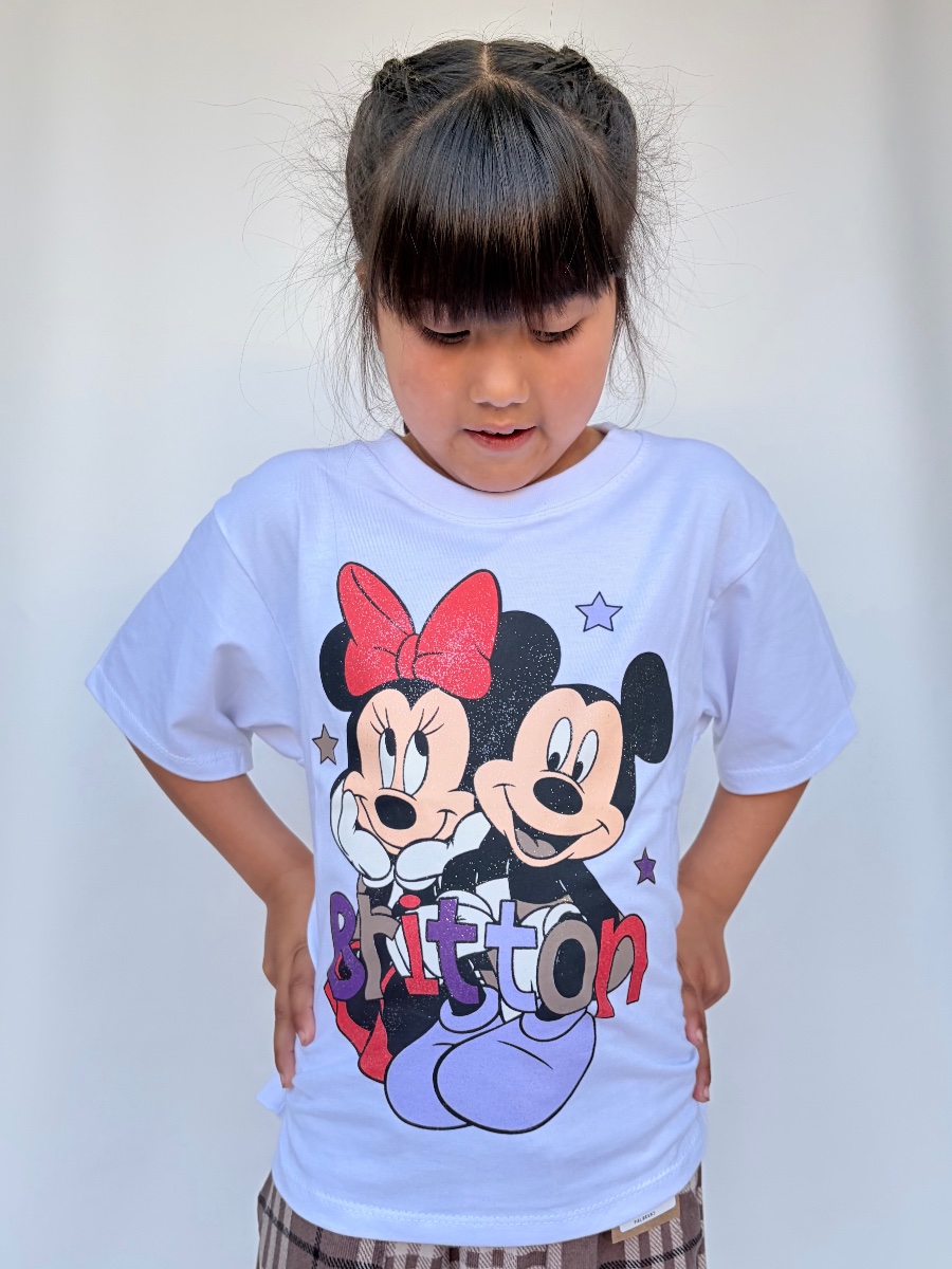 Remera blanca Minnie