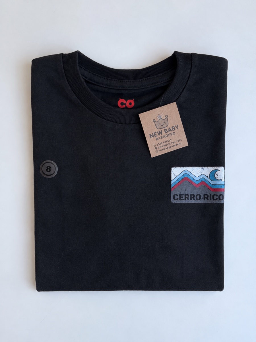 Remera negra Cerro Rico