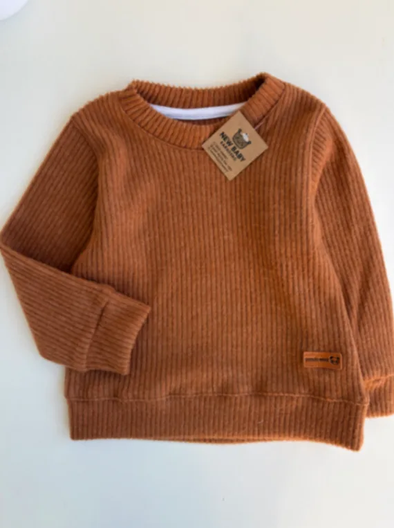 Sweter lanilla bebe/ camel