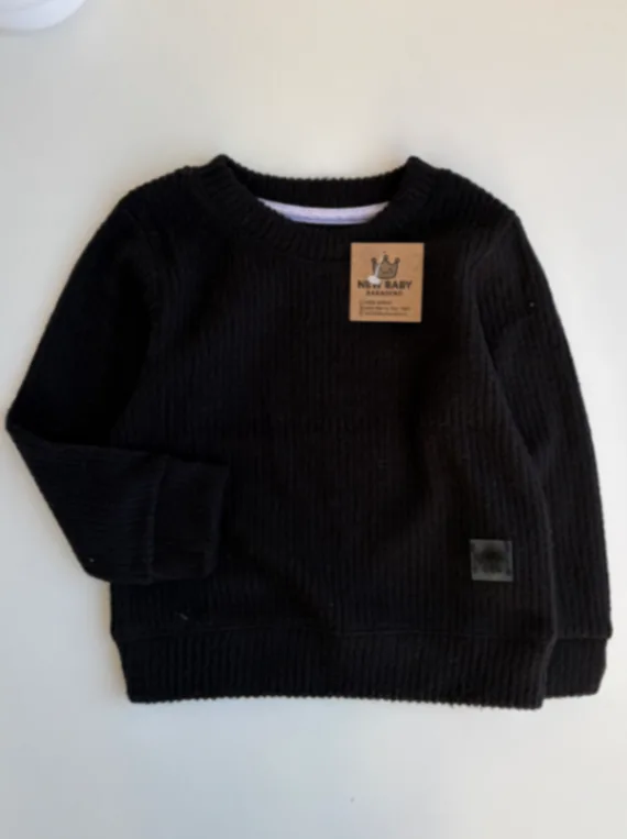 Sweter lanilla bebe/ negro