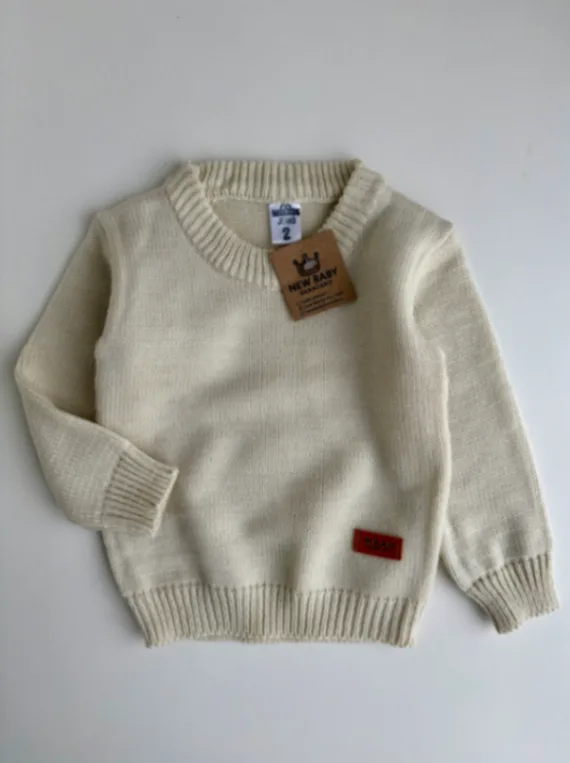 Sweter natural bebe