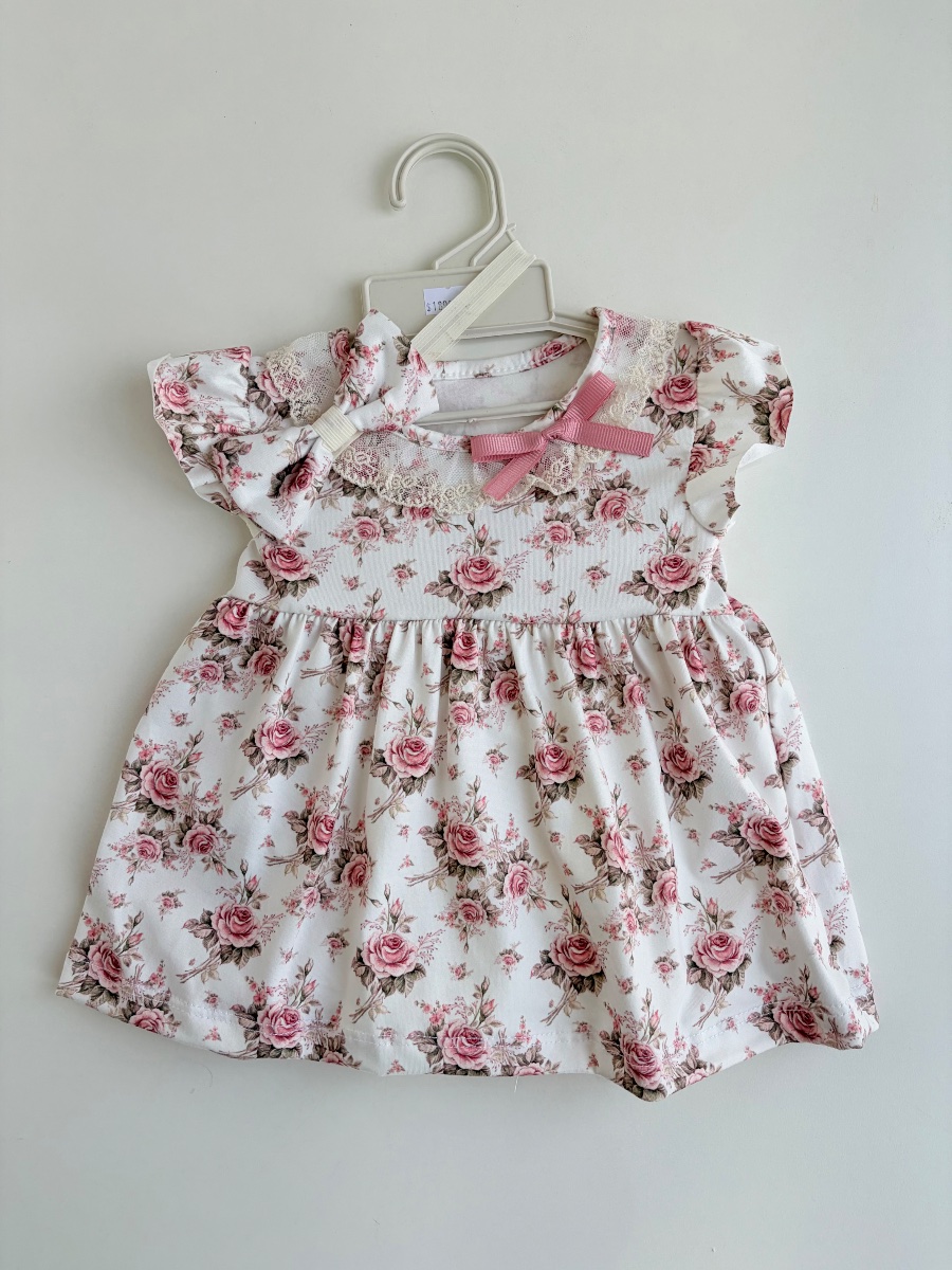 Vestido con bombachudo flores 