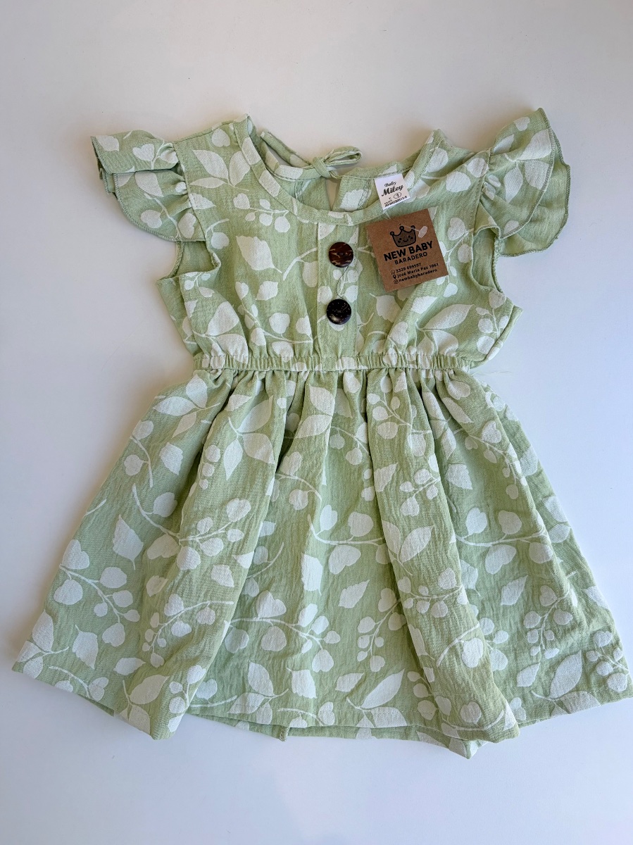 Vestido Flor- verde