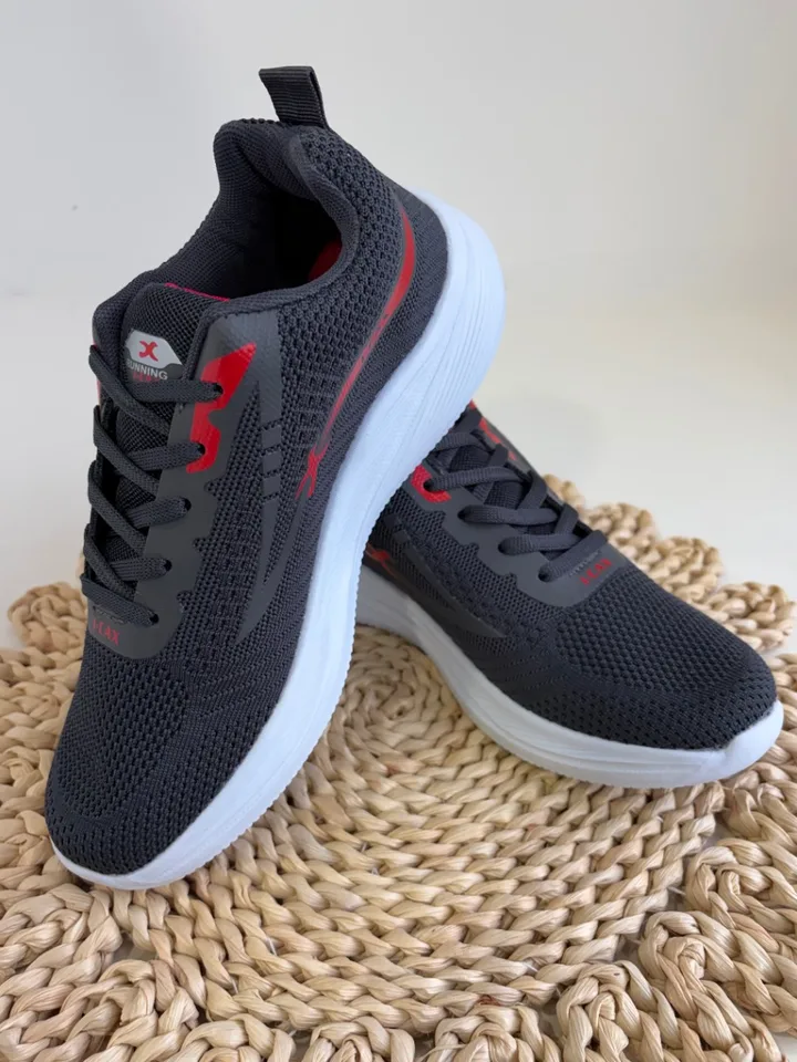 Zapatillas I-Cax (gris con interior rojo)  