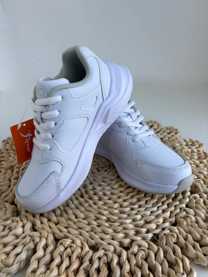 Zapatillas I-Run blancas con cordon