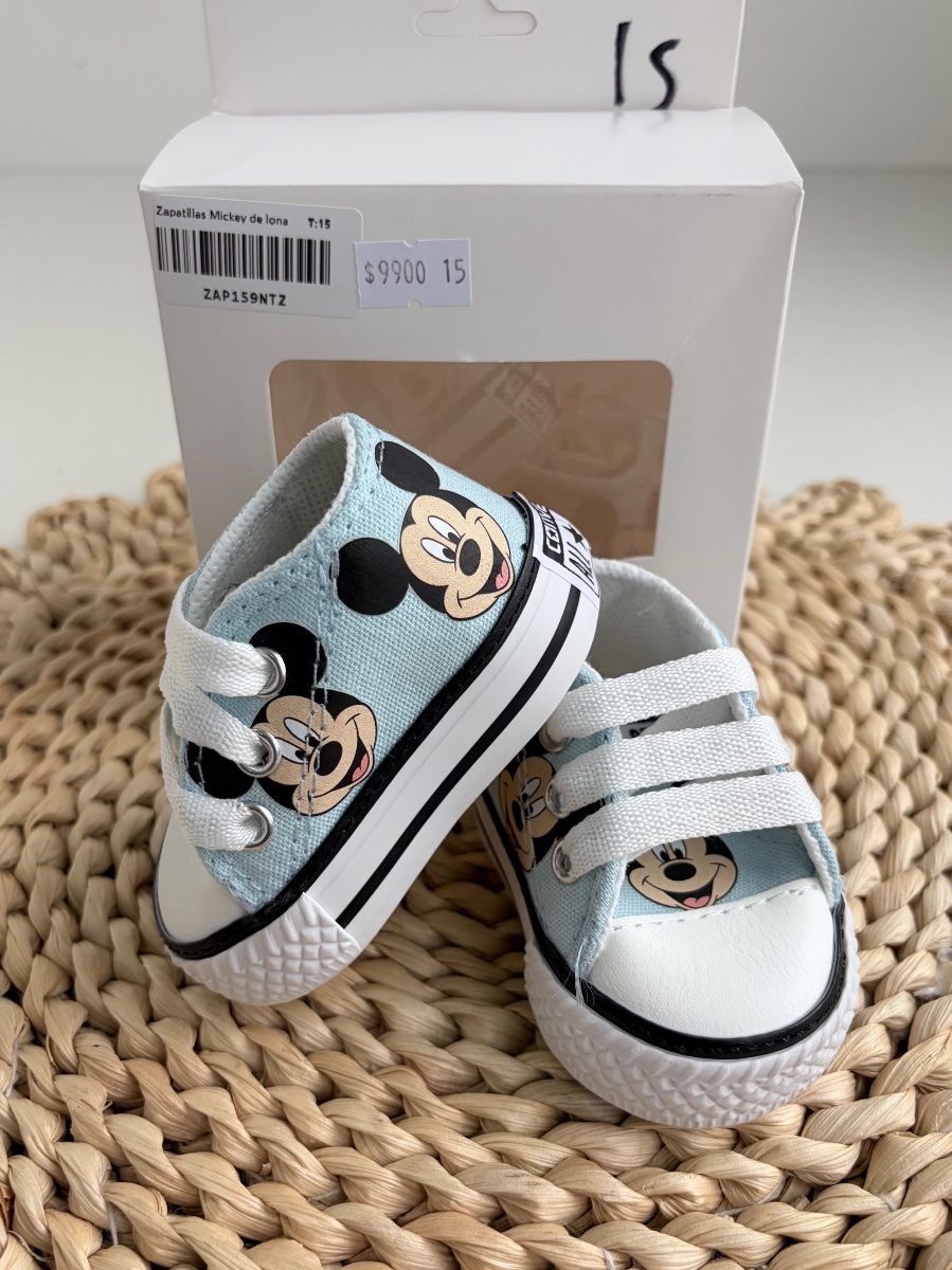 Zapatillas Mickey de lona